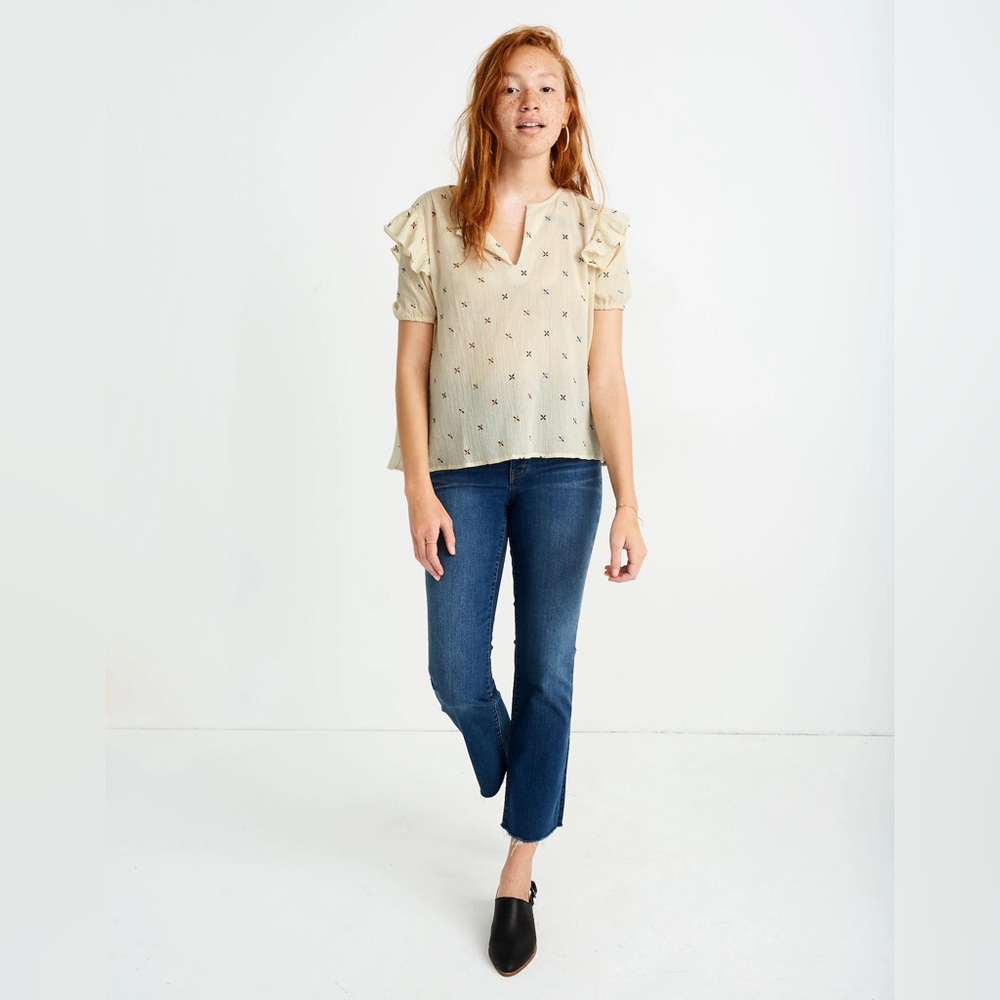 Madewell Embroidered Gazebo Top